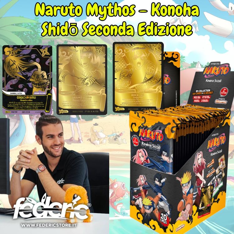 Naruto Mythos Seconda Edizione Display 24 Buste (EN)
